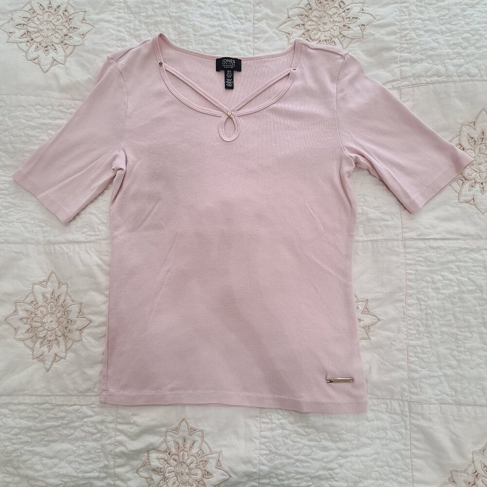 Jones New York Signature Pink Top, M